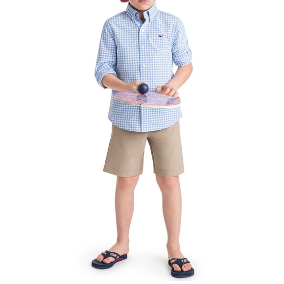 Vineyard Vines Whale Long Sleeve Shirt Boys Size Medium 12-14 - Picture 2 of 5